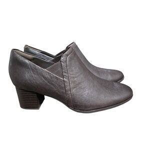 Clarks Loken Way Dark Brown Leather Women's Pumps Size 10